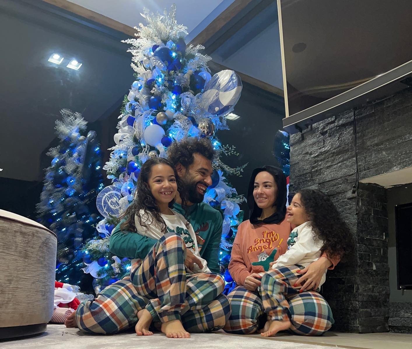 Mo Salah - Christmas photo