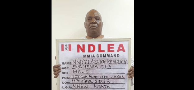NDLEA - church general overseer arrest for drugs - High Priest Nnodu Azuka
