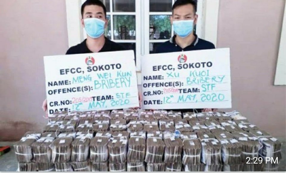 Chinese in Nigeria - bribery - EFCC
