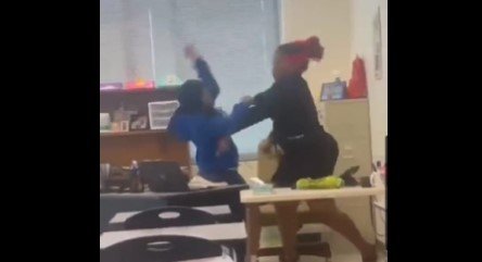 Teacher beats up student in North Carolina