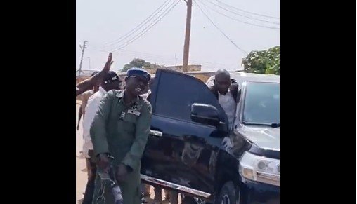 Dauda Kahutu Rarara - police escort shoot in Kano