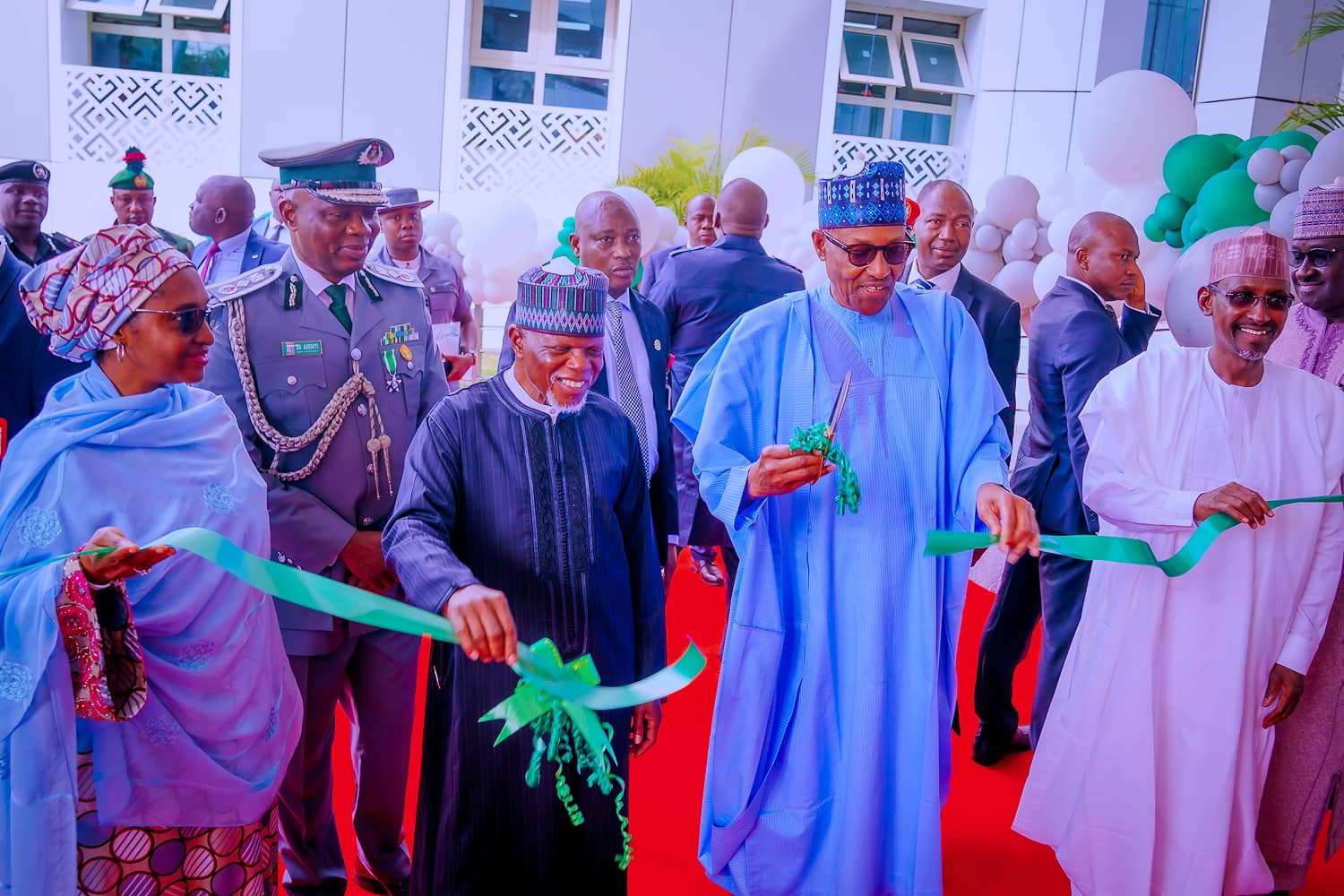 Buhari - New Customs headquarters commissioning