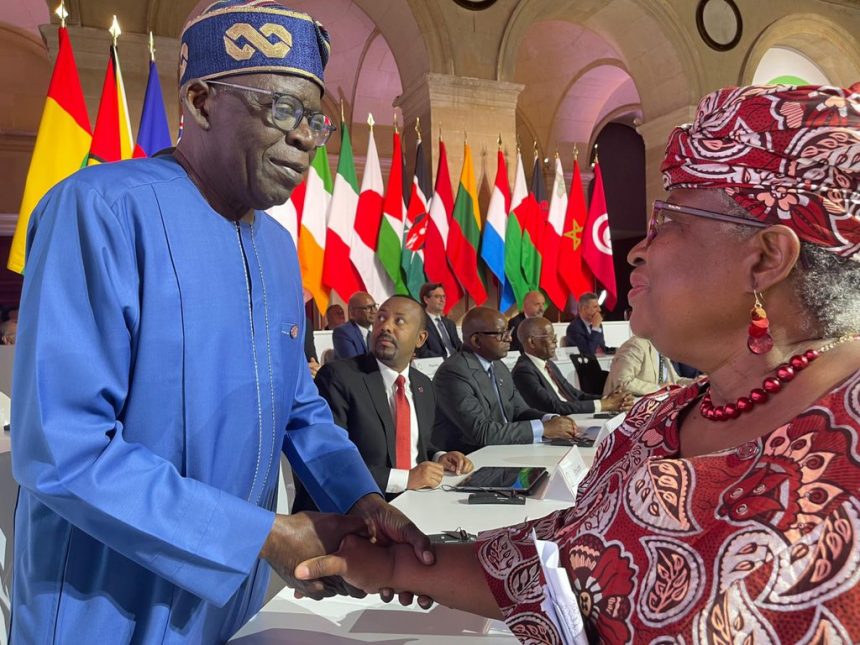 President Bola Tinubu and Dr Ngozi Okonjo-Iweala