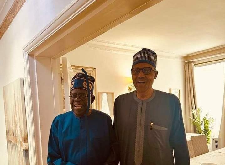 President Bola Tinubu and Muhammadu Buhari