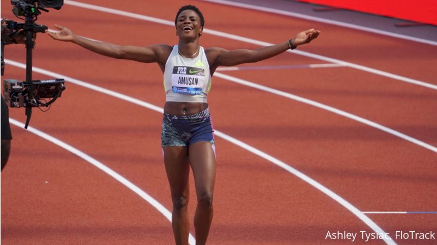 Tobi Amusan has emerged as the winner of the Diamond League trophy for an astonishing third consecutive time.