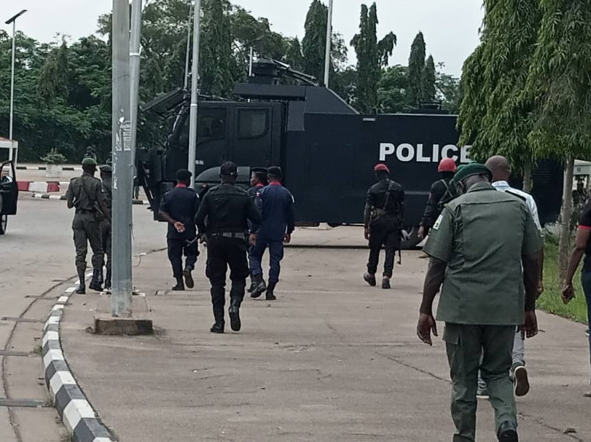 Judgement Day: Security Agents Patrol As Presidential Election Tribunal Delivers Verdict