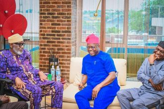 PHOTOs: Moment Southwest Governors Visited Akeredolu In Ibadan