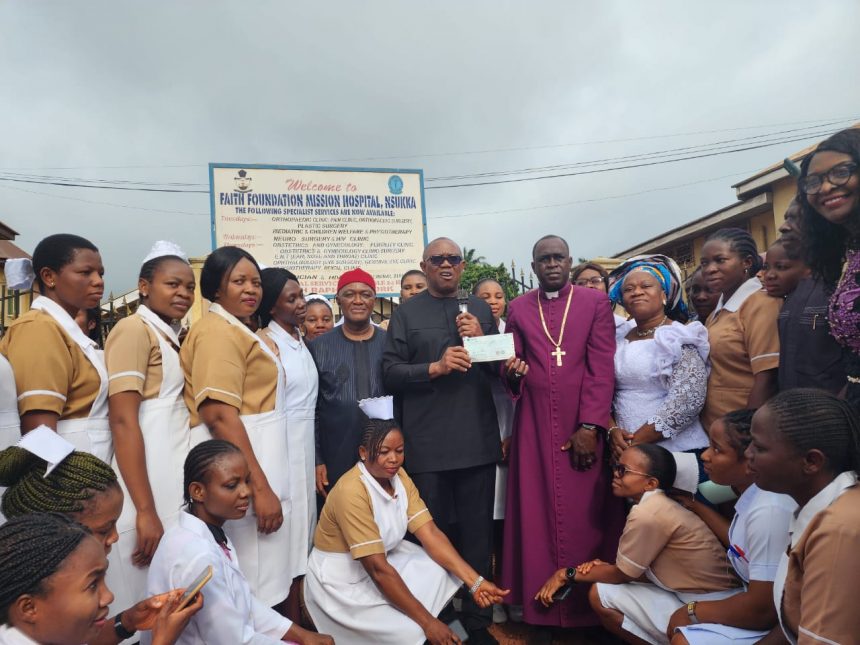 Peter Obi - Enugu hospital donation