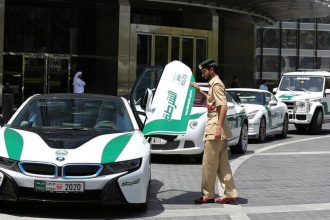Dubai police - security in patrol