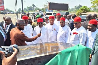JUST IN: Tinubu Inaugurates Newly Redesigned Airport Road Named After Him In Imo