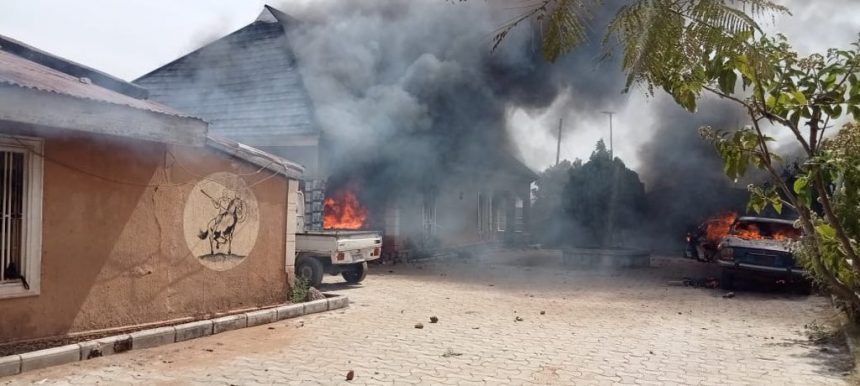 Plateau Killings: Angry Women Protest, Set Ablaze Traditional Ruler’s House (VIDEO)
