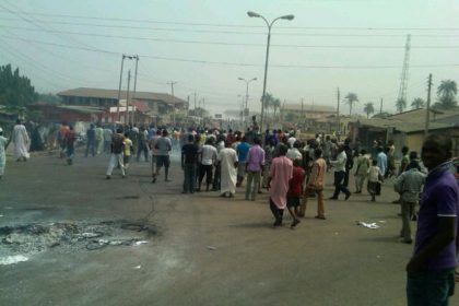 VIDEO: Major Protest Rocks Minna As Residents Protest Hunger, High Food Cost