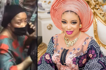 VIDEO: Actress Lizzy Anjorin Disgraced For Stealing Gold In Lagos Market