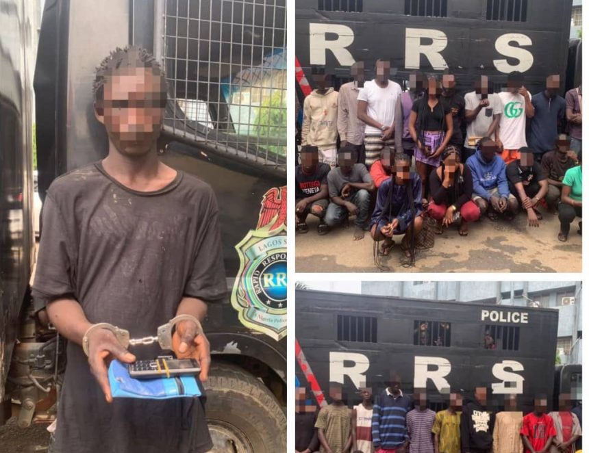 Lagos black spots - miscreants - traffic robber