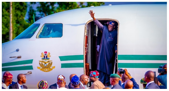 Tinubu Departs For Addis Ababa To Attend 37th AU Summit