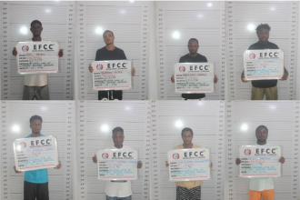 EFCC - internet fraudsters in Benin City
